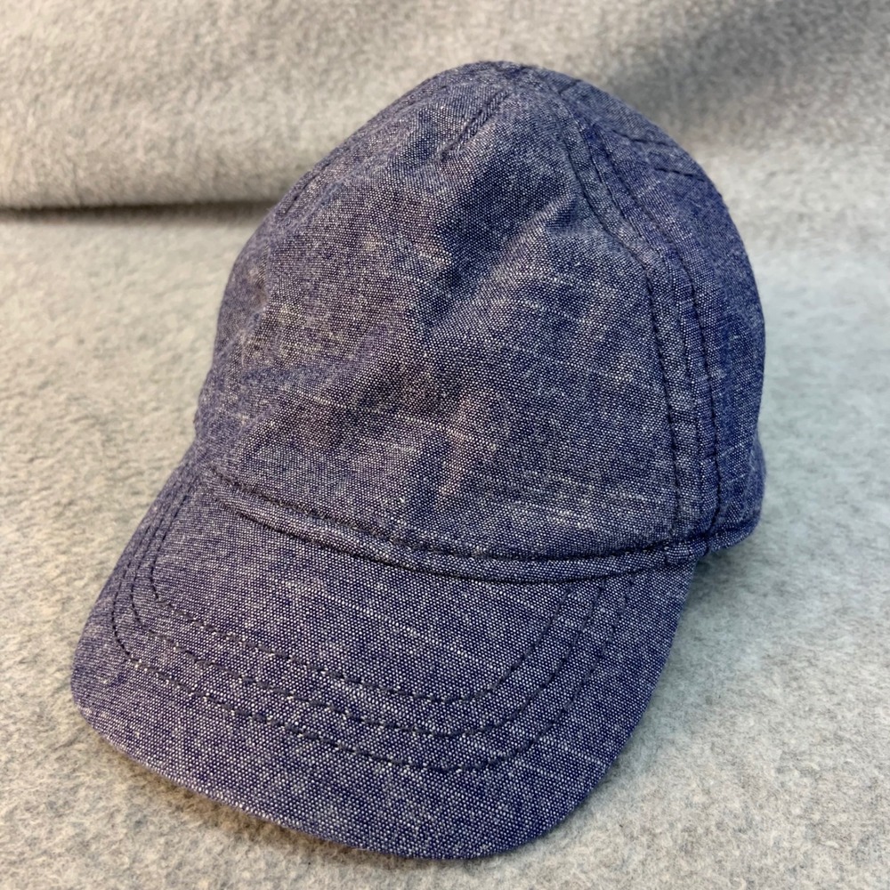 Solid Chambray Baby Blue Old Navy Baseball Cap Elastic Back 0-6M
